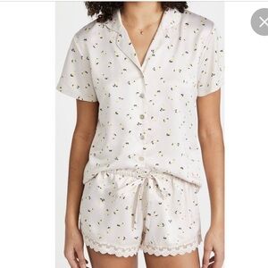 Flora Nikrooz Katrina Lemon Pajama Set Size XL